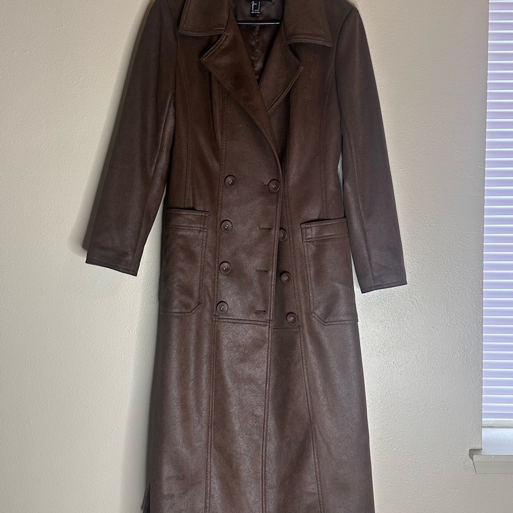 Forever 21 Dark Brown Trench Coat